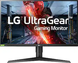 LG - Geek Squad Certified Refurbished UltraGear 27" IPS LED QHD FreeSync Monitor with HDR - Black
