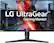 Front. LG - UltraGear 27" IPS LED QHD FreeSync and G-SYNC Compatible Monitor with HDR 10 (DisplayPort, HDMI) - Black.