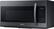 Left. Samsung - 1.9 Cu. Ft. Over-the-Range Microwave with Sensor Cook - Black Stainless Steel.