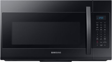 Samsung - 1.9 Cu. Ft. Over-the-Range Microwave with Sensor Cook - Black - Front_Zoom