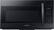 Front. Samsung - 1.9 Cu. Ft. Over-the-Range Microwave with Sensor Cook - Black.