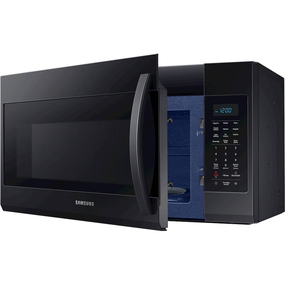 Alt View 14. Samsung - 1.9 Cu. Ft. Over-the-Range Microwave with Sensor Cook - Black.