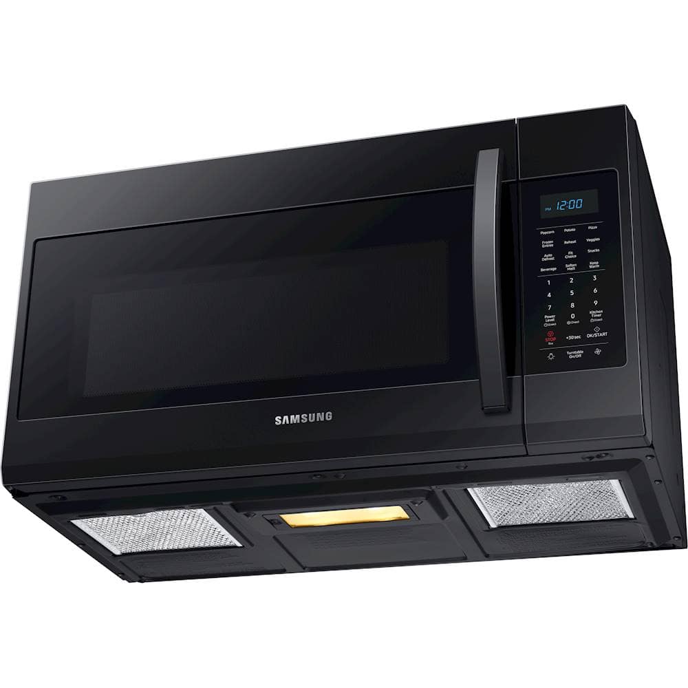 Alt View 16. Samsung - 1.9 Cu. Ft. Over-the-Range Microwave with Sensor Cook - Black.