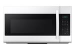 Samsung - 1.9 Cu. Ft. Over-the-Range Microwave with Sensor Cooking - White - Front_Standard