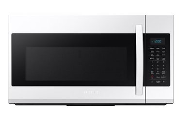 Samsung - 1.9 Cu. Ft. Over-the-Range Microwave with Sensor Cook - White - Front_Zoom