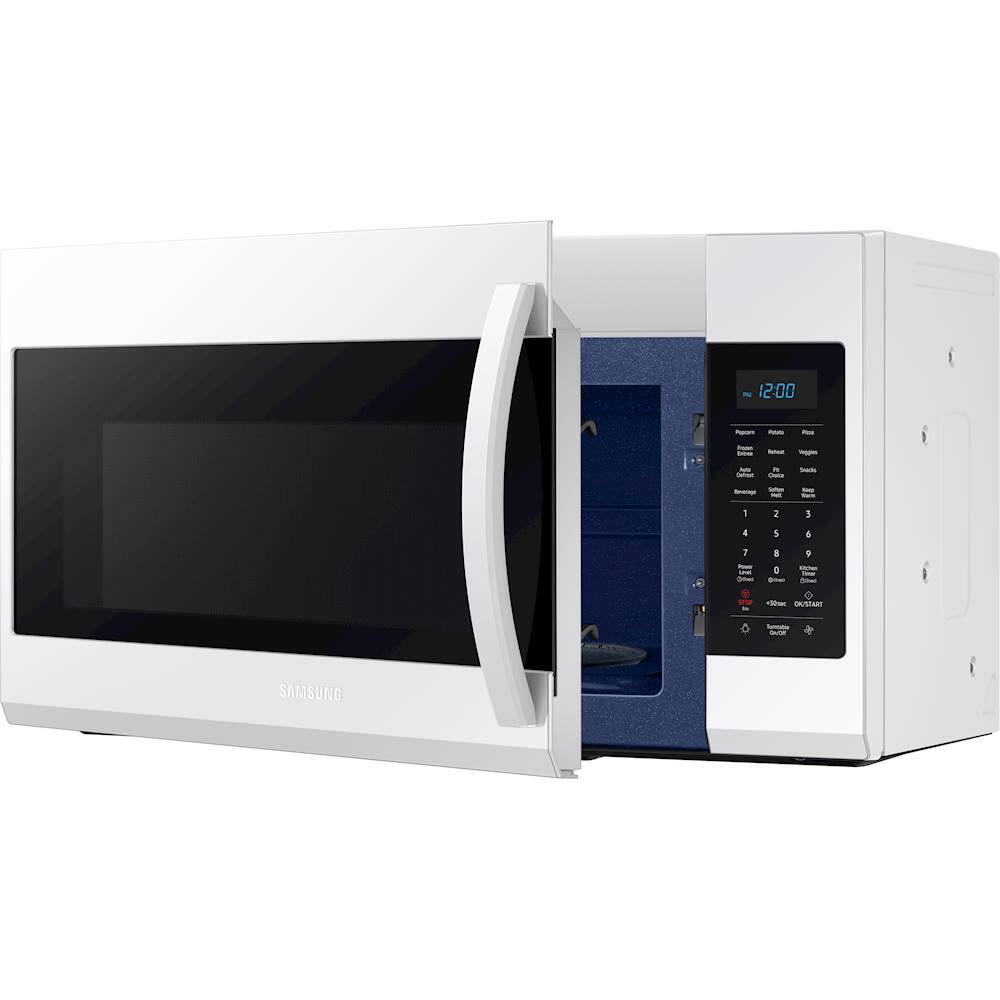 Alt View 12. Samsung - 1.9 Cu. Ft. Over-the-Range Microwave with Sensor Cook - White.