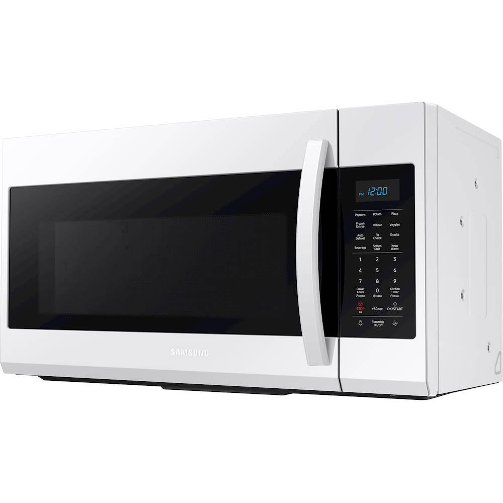 Alt View 13. Samsung - 1.9 Cu. Ft. Over-the-Range Microwave with Sensor Cook - White.