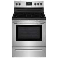 Frigidaire - 5.3 Cu. Ft. Freestanding Electric Range - Stainless steel - Front_Zoom
