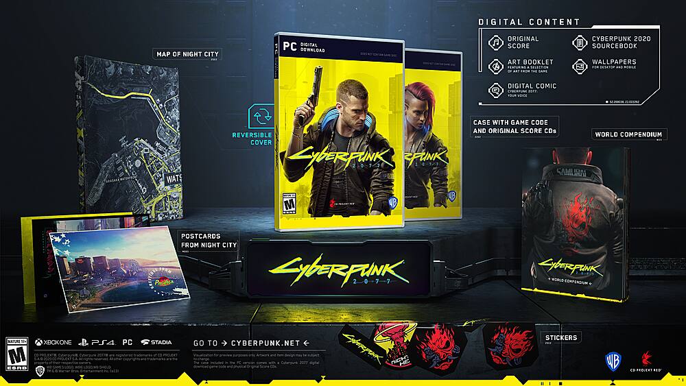 Cyberpunk 2077 Standard Edition Windows 1000748451 Best Buy