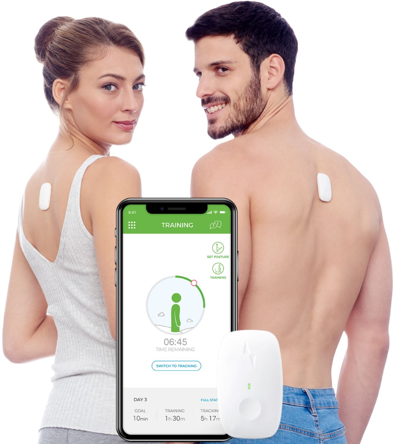 Left View: Lively® - Lively Mobile Plus All-in-One Medical Alert - Silver