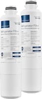 Insignia™ - NSF 53 Water Filter Replacement for Select Samsung Refrigerators (2-Pack) - White - Front_Zoom