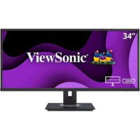 ViewSonic - 34" LED UltraWide HD Monitor - Black - Front_Zoom