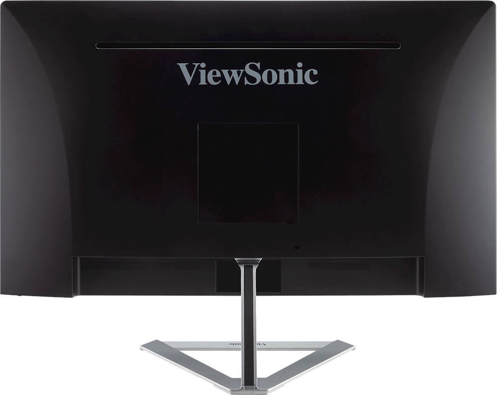 Back. ViewSonic - 27 LCD 4K UHD Monitor (DisplayPort HDMI) - Silver.