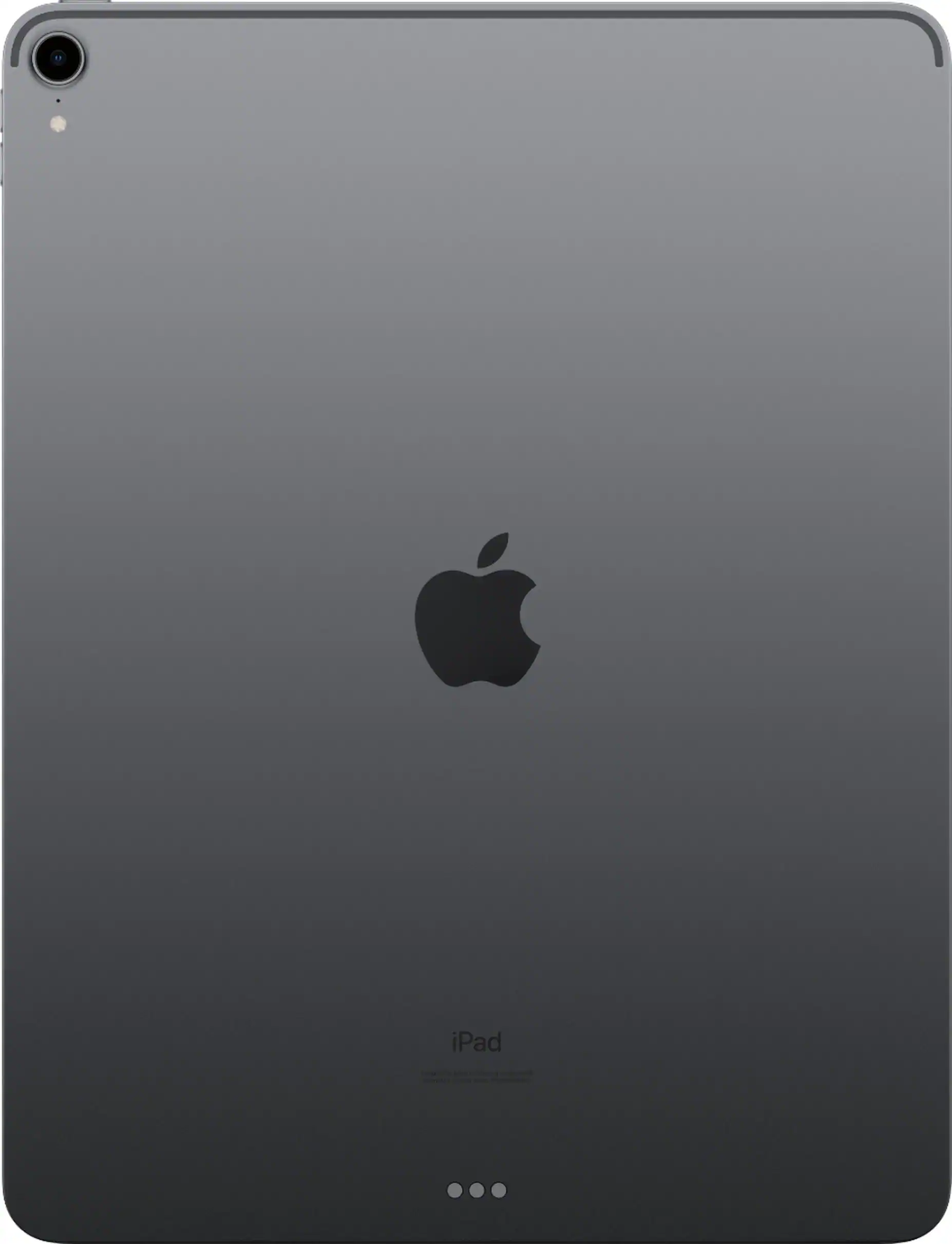 Back. Apple - Geek Squad Certified Refurbished 12.9-Inch iPad Pro with Wi-Fi - 256GB - Space Gray.