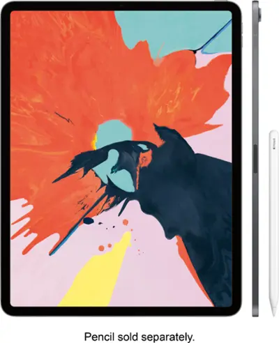 Apple - Geek Squad Certified Refurbished 12.9-Inch iPad Pro with Wi-Fi - 64GB - Space Gray