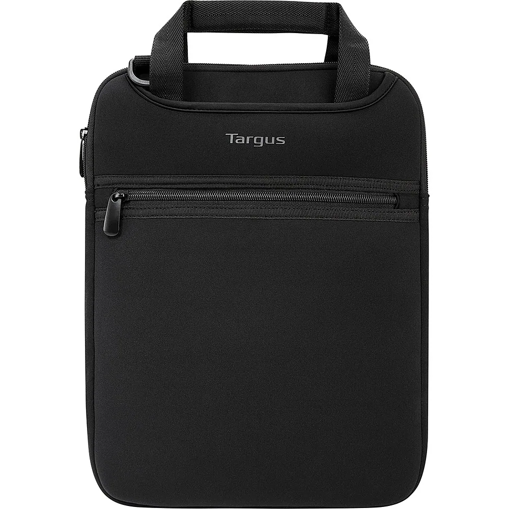 Front. Targus - Vertical Slipcase for 14" Notebooks/Chromebooks - Black.