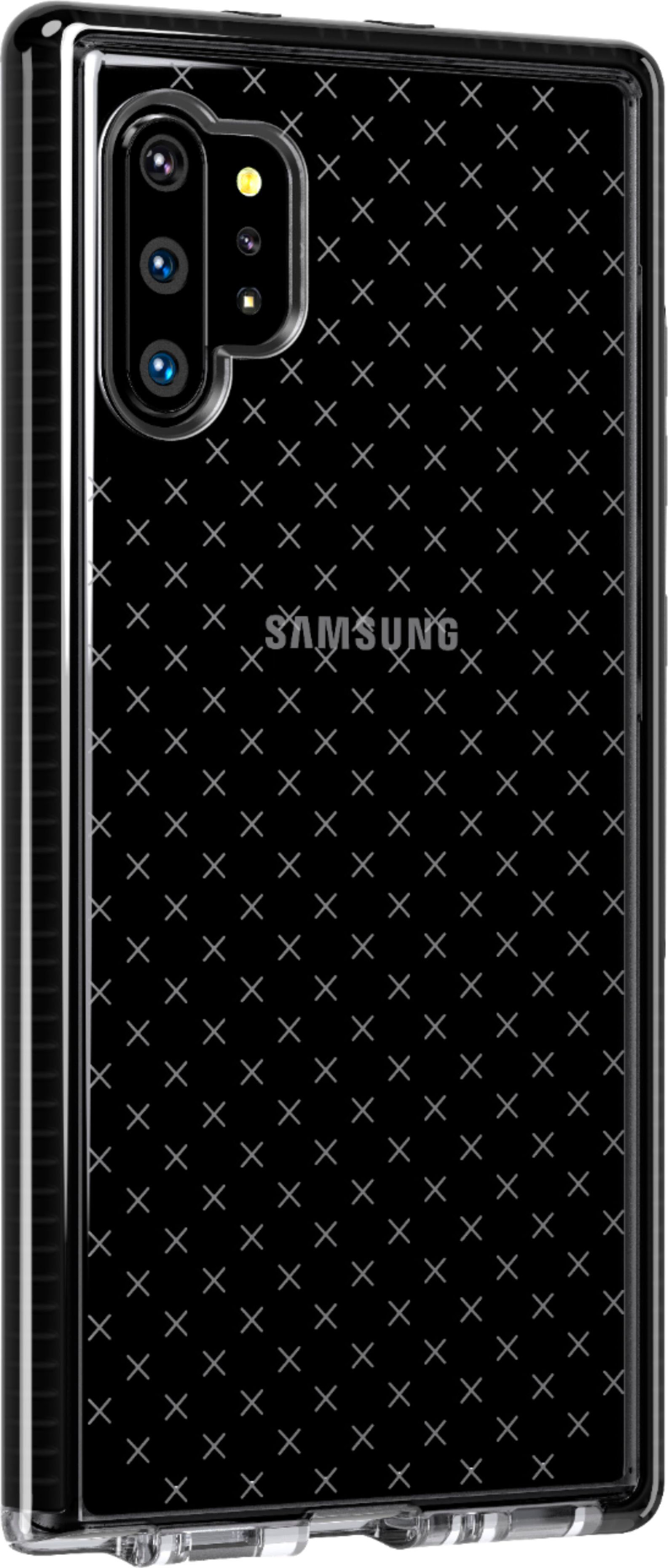 Angle View: Tech21 - Evo Check Case for Samsung Galaxy Note10+ and Note10+ 5G - Smoky Black