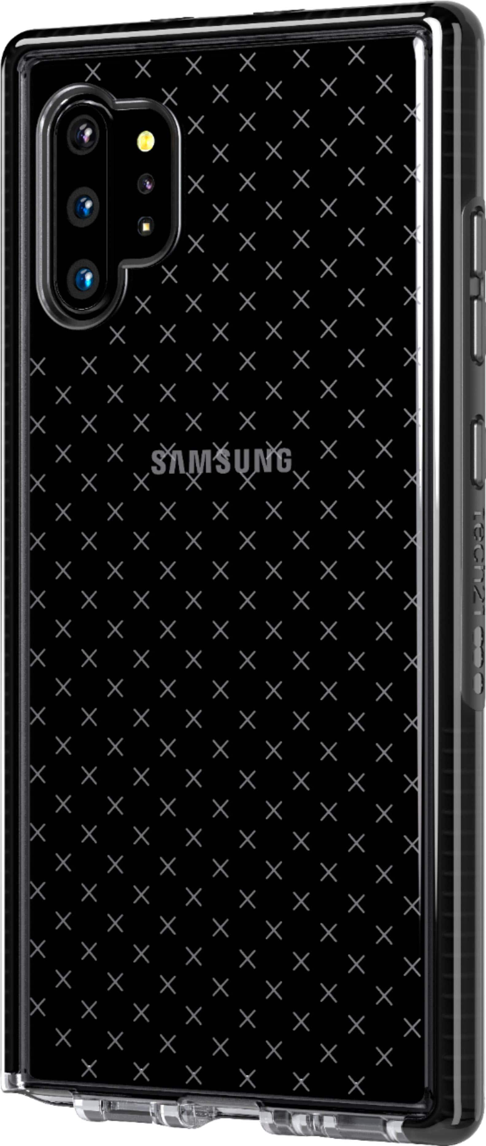 Front. Tech21 - Evo Check Case for Samsung Galaxy Note10+ and Note10+ 5G - Smoky Black.