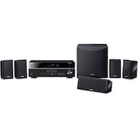 Yamaha - YHT-5950U 5.1-Ch. Hi-Res Home Theater Speaker System - Black - Front_Standard