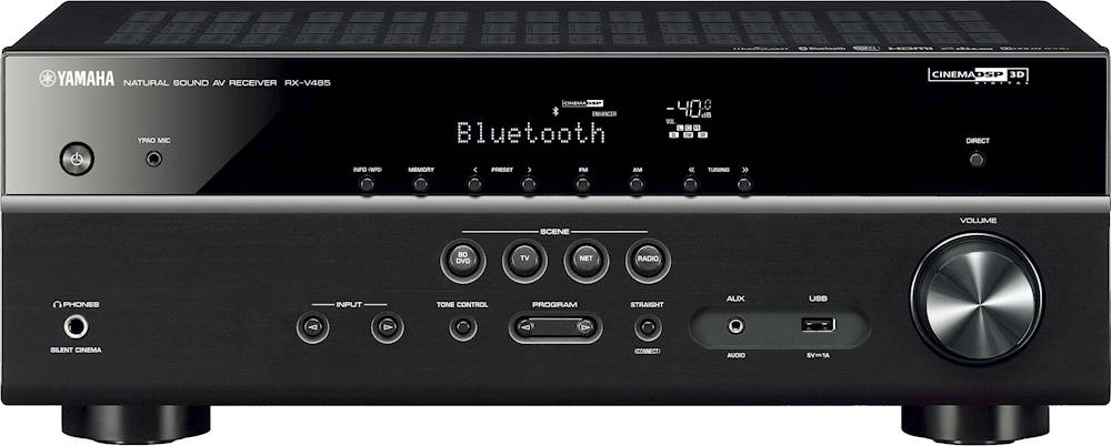 Yamaha YHT-5950UBL 4K Ultra HD 5.1-Channel Home Theater System with Wi-Fi Bluetooth and Musiccast Works with Alexa 
