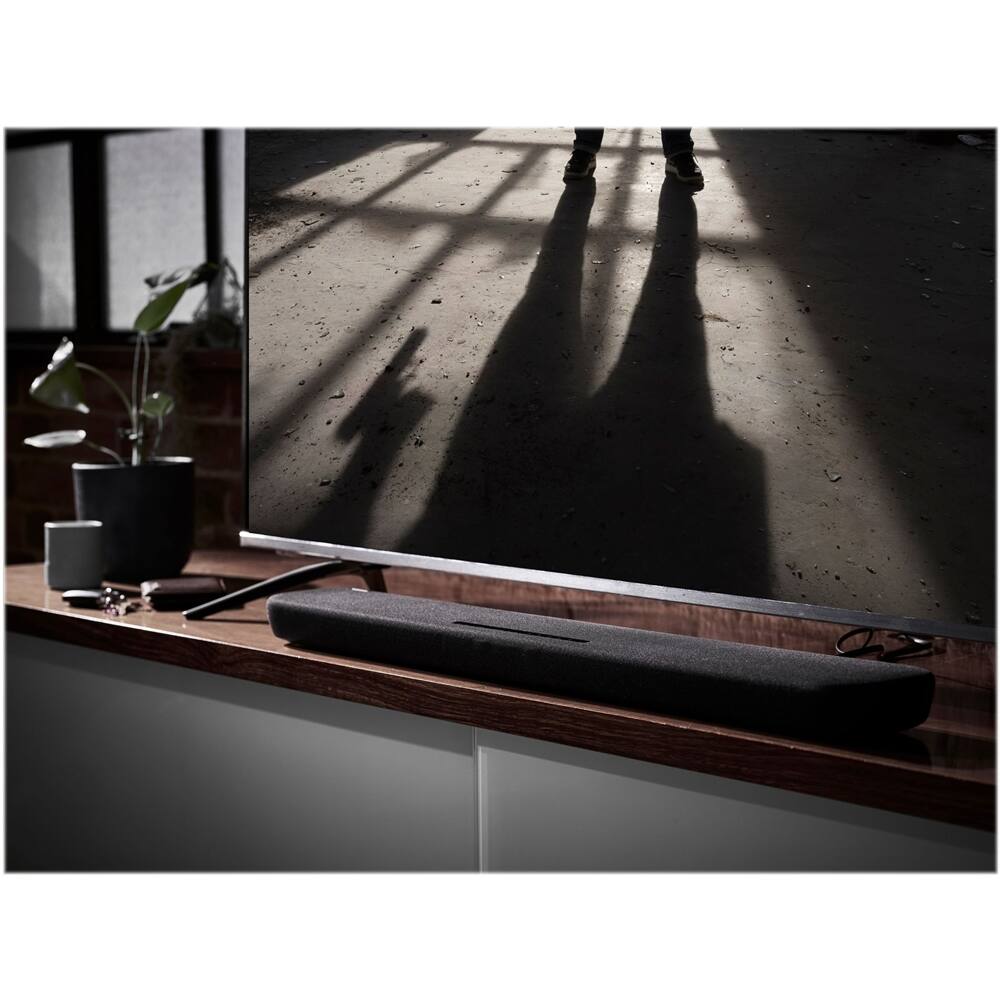 Alt View 11. Yamaha - 2.1-Channel Soundbar with Built-in Subwoofers and Alexa Built-in - Black.