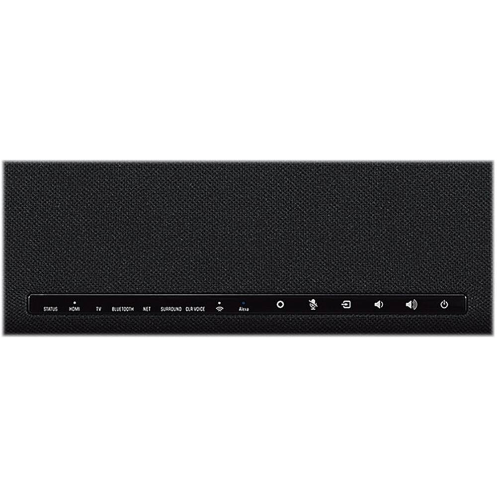 Alt View 16. Yamaha - 2.1-Channel Soundbar with Built-in Subwoofers and Alexa Built-in - Black.