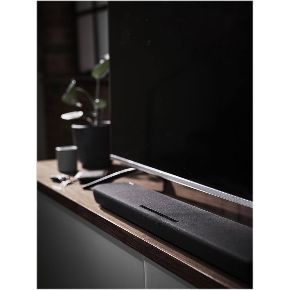 Alt View 17. Yamaha - 2.1-Channel Soundbar with Built-in Subwoofers and Alexa Built-in - Black.