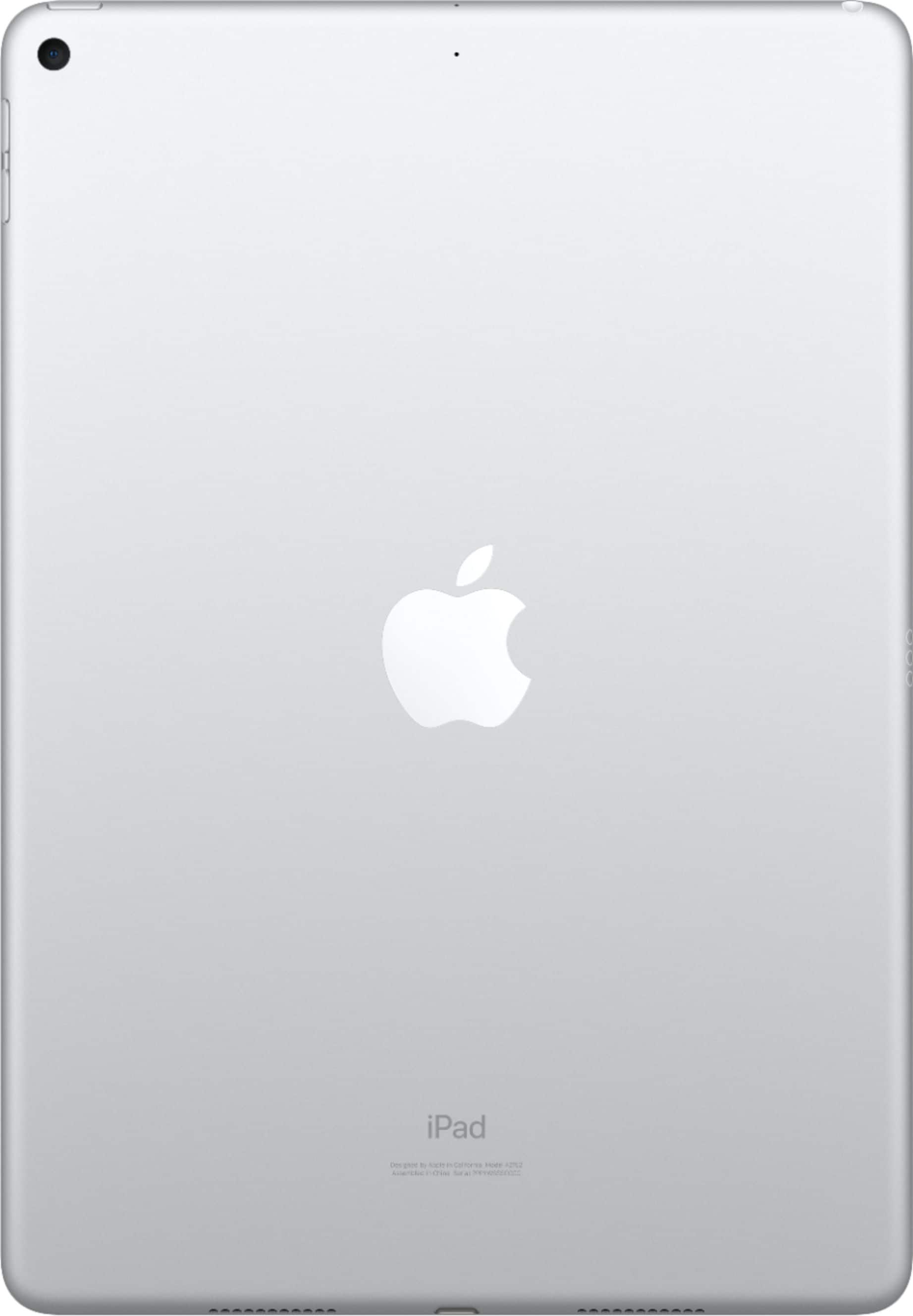 Back. Apple - Geek Squad Certified Refurbished iPad Air with Wi-Fi - 64GB - Silver.