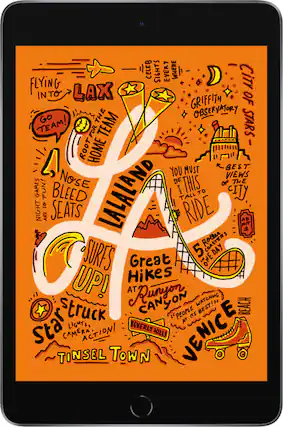 Front. Apple - Geek Squad Certified Refurbished iPad mini with Wi-Fi - 256GB - Space Gray.