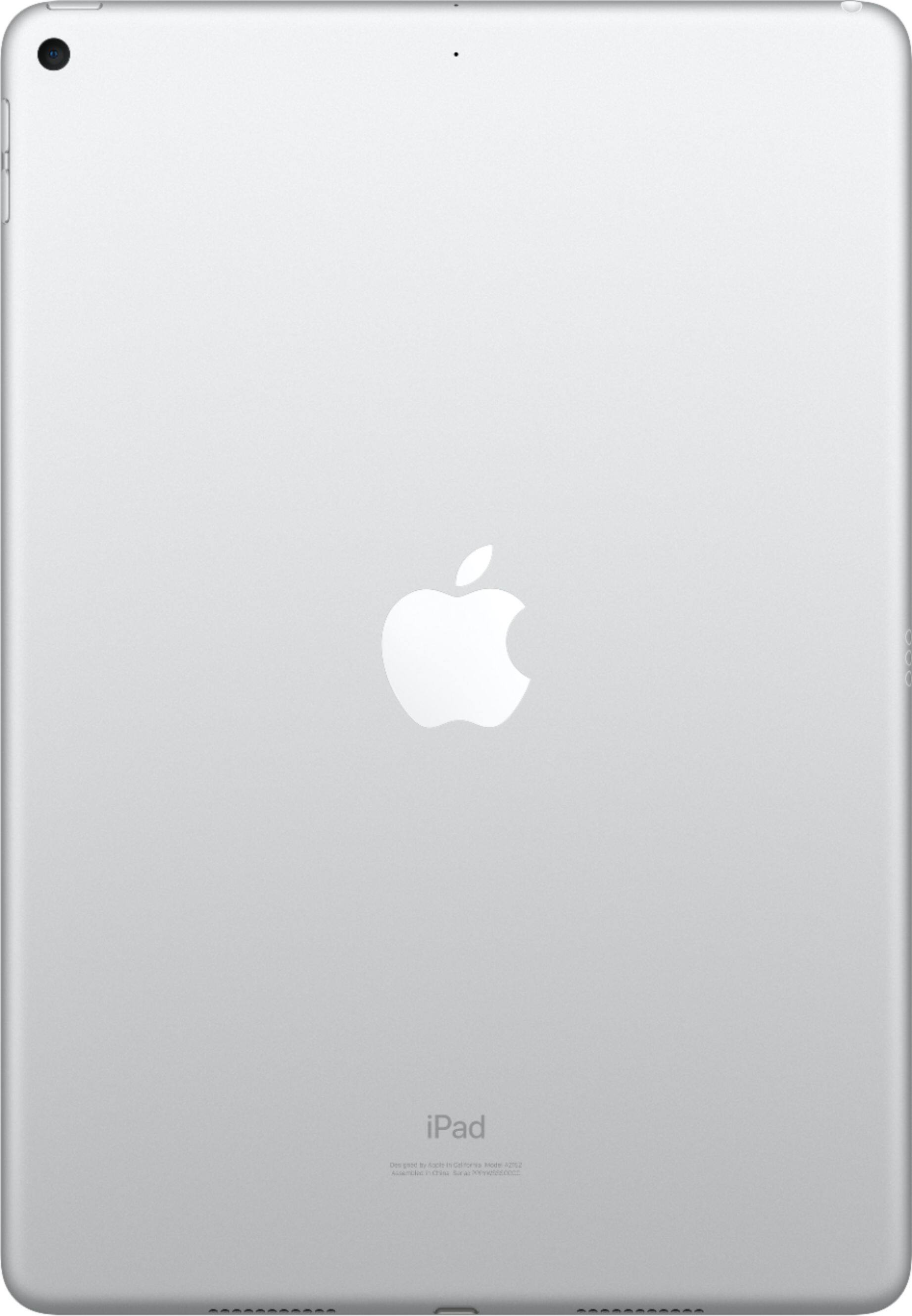 Back. Apple - Geek Squad Certified Refurbished iPad Air with Wi-Fi - 256GB - Silver.