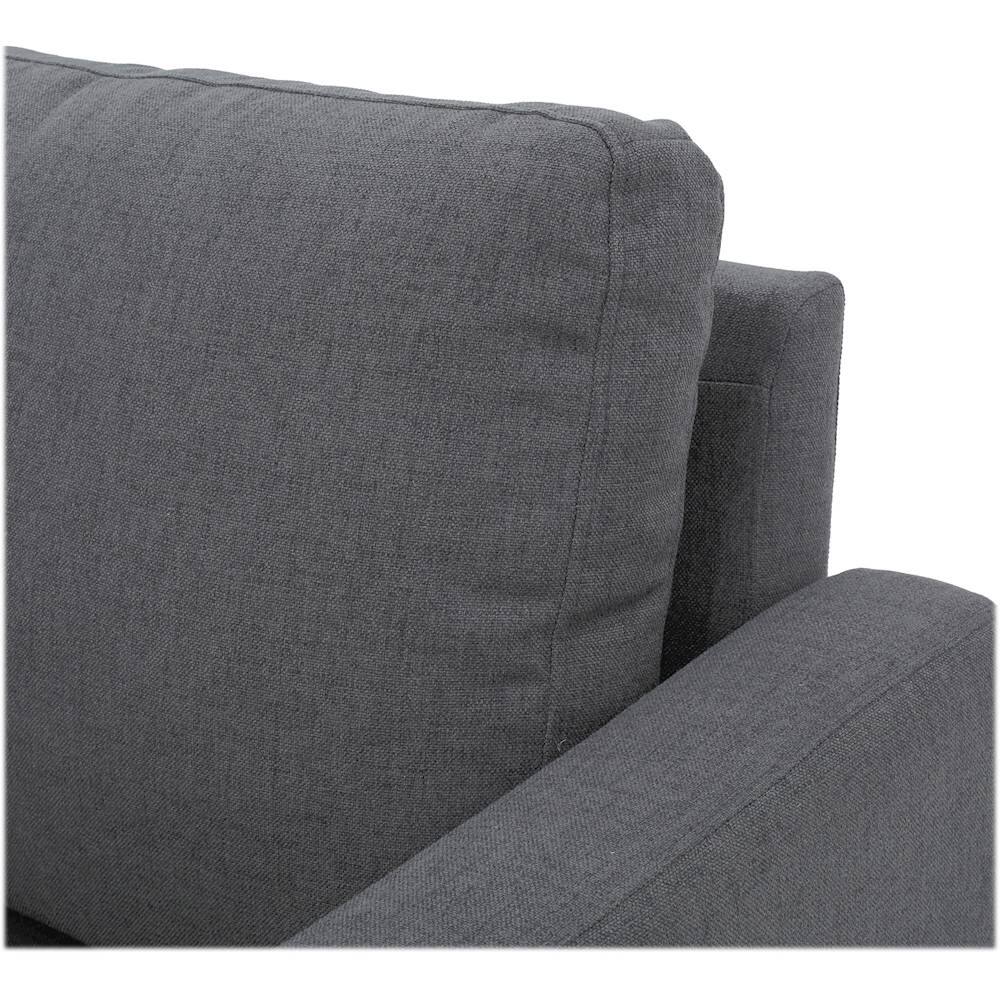 Best Buy Noble House Gosport Fabric 7Piece Sectional Sofa Dark Gray