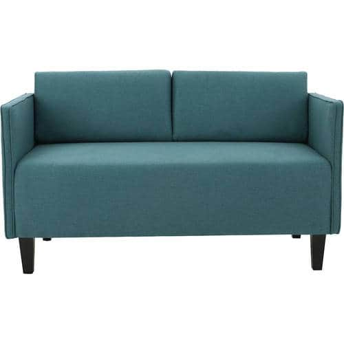 Noble House - Vinemont 2-Seat Fabric Loveseat - Dark Teal