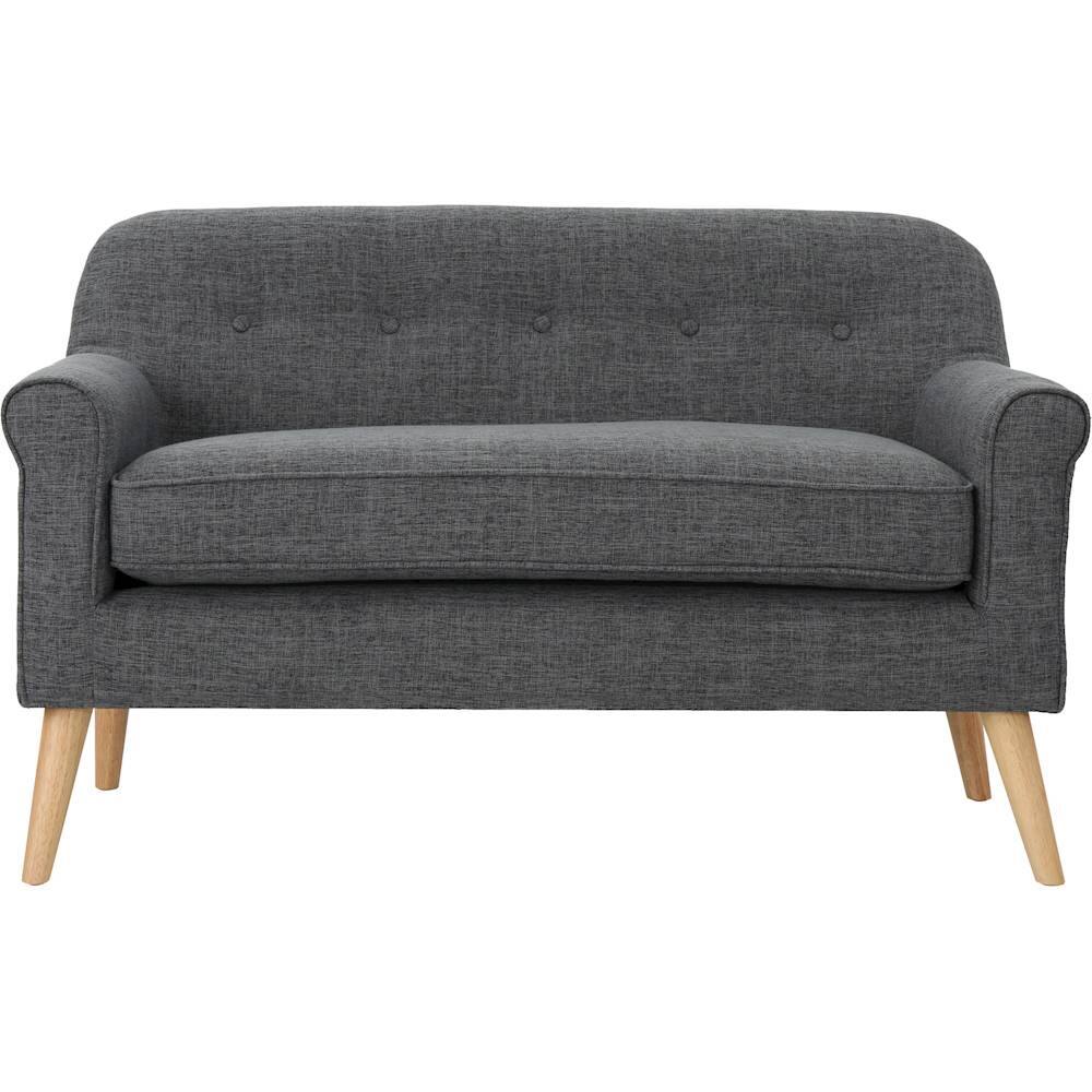 Best Buy Noble House Caspar 2Seat Fabric Loveseat Gray 301300