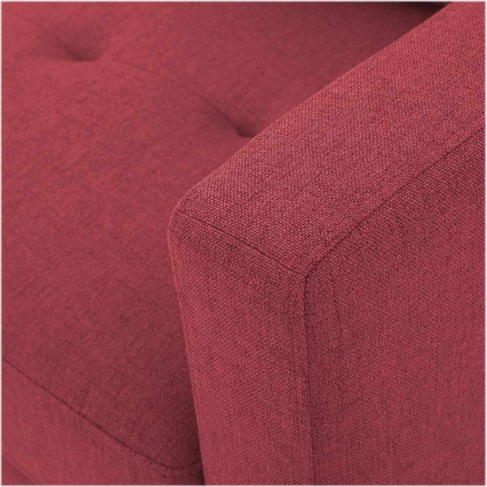 Best Buy Noble House Gosport Fabric 5Piece Sectional Sofa Deep Red 300800