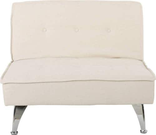 Noble House - Lanett 2-Seat Fabric Sofa Bed - Ivory