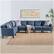 Alt View 11. Noble House - Gosport Fabric 7-Piece Sectional Sofa - Dark Blue.