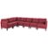 Front Zoom. Noble House - Gosport Fabric 7-Piece Sectional Sofa - Deep Red.