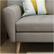 Alt View 13. Noble House - Loomis 3-Seat Fabric Sofa - Beige.