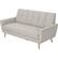 Left. Noble House - Loomis 3-Seat Fabric Sofa - Beige.