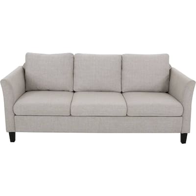 Noble House - Aguilar 3-Seat Fabric Sofa - Beige