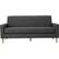 Front. Noble House - Elkmont 3-Seat Fabric Sofa - Gray.