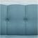 Alt View 12. Noble House - Loomis 3-Seat Fabric Sofa - Blue.