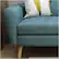 Alt View 13. Noble House - Loomis 3-Seat Fabric Sofa - Blue.