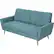 Left. Noble House - Loomis 3-Seat Fabric Sofa - Blue.