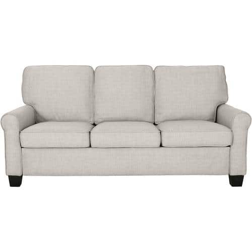 Noble House - Keeler 3-Seat Fabric Sofa - Beige