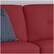 Alt View 12. Noble House - Doyleville 3-Seat Fabric Sofa - Red.
