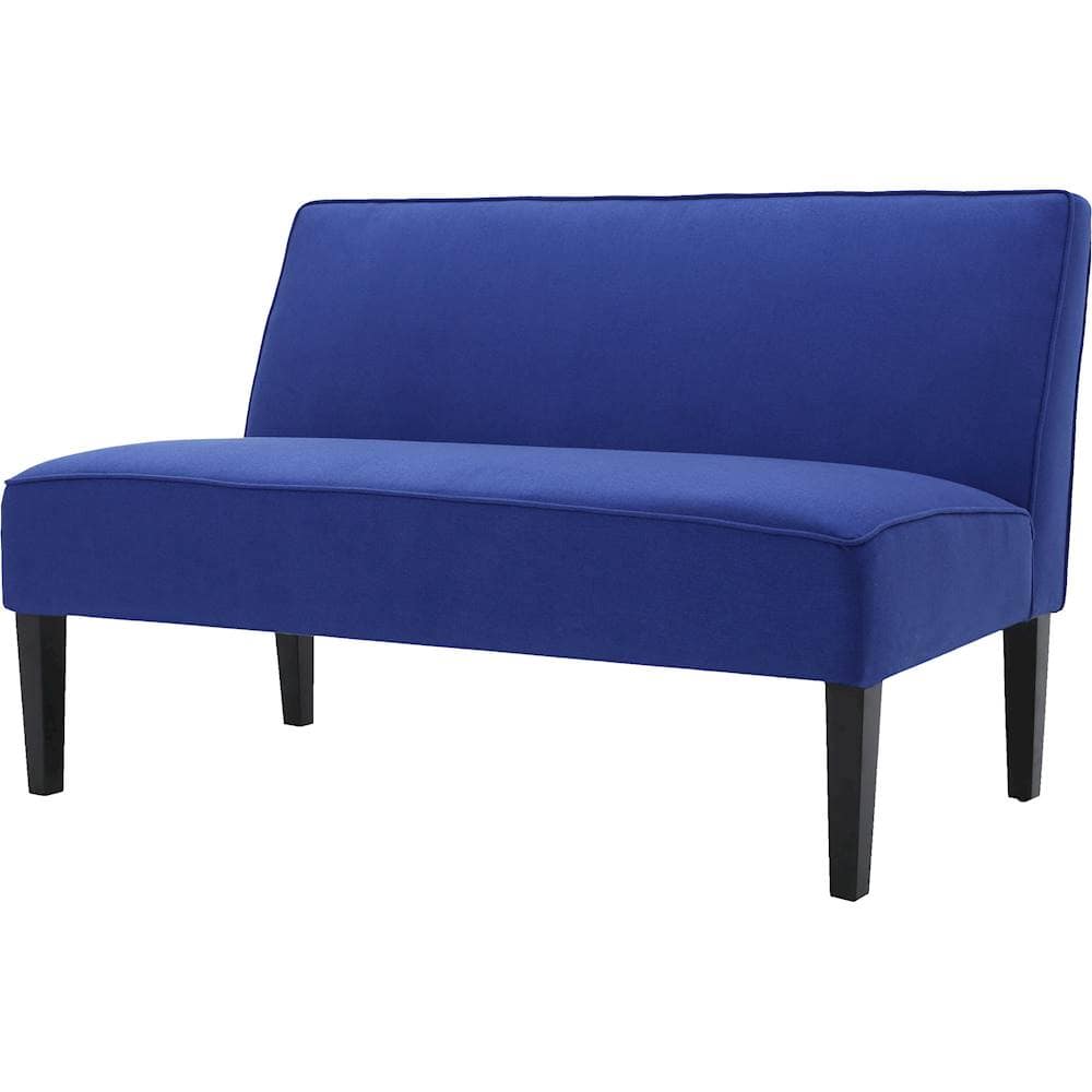 Left View: Noble House - Monticello Loveseat - Royal Blue