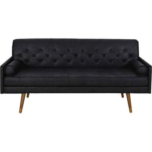 Noble House - Woodfords 3-Seat Sofa - Black