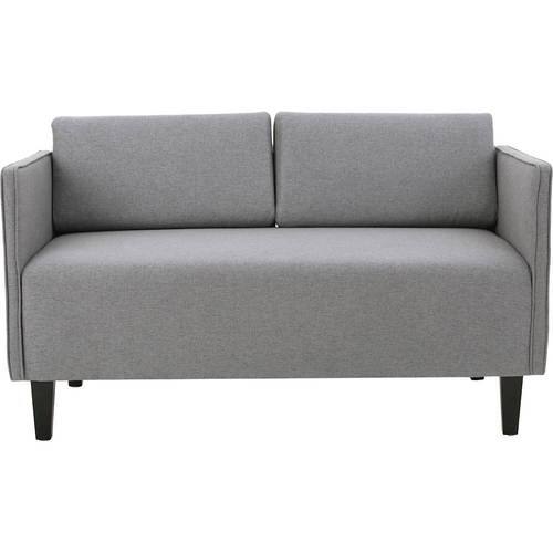 Noble House - Vinemont 2-Seat Fabric Loveseat - Gray