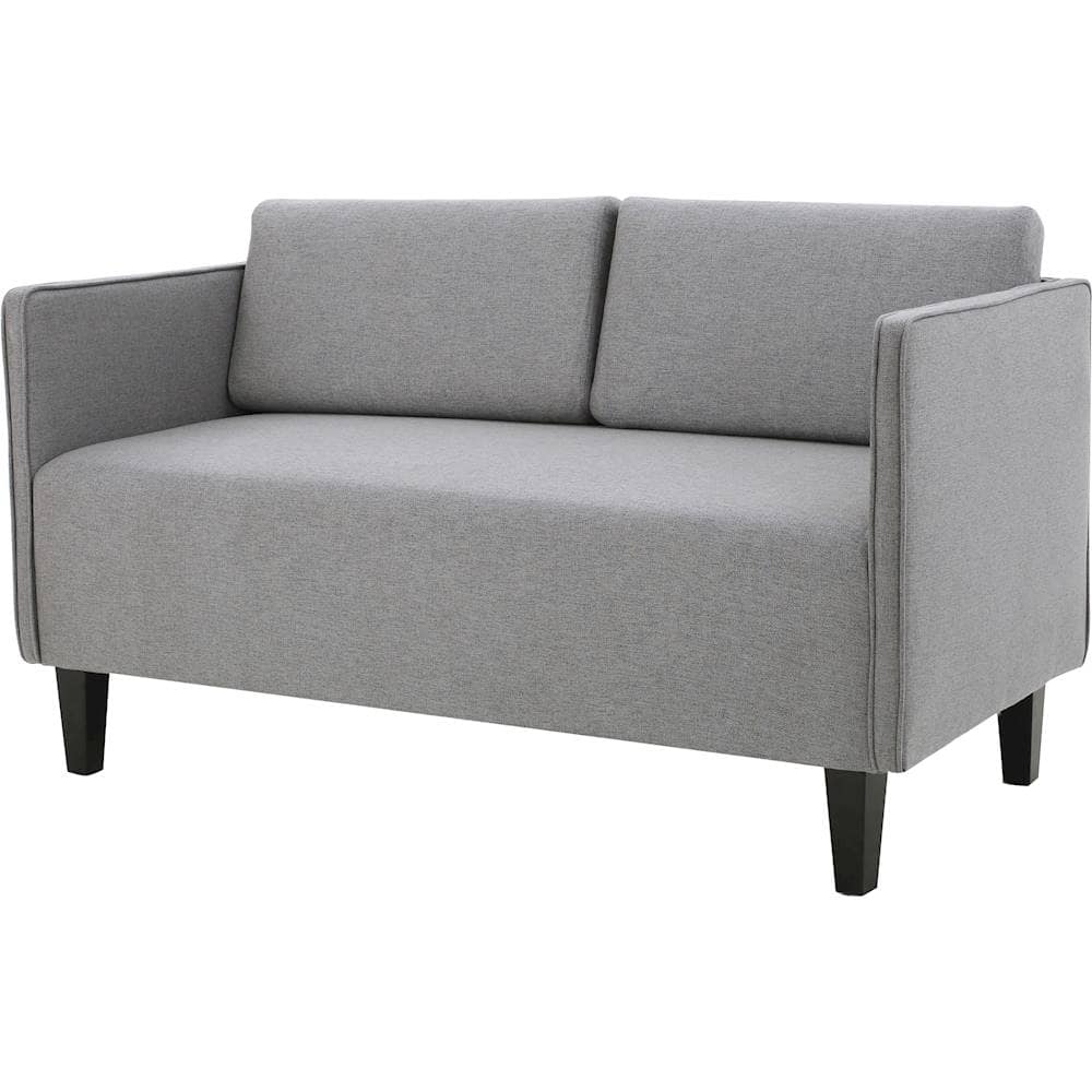 Left View: Noble House - Gosport Fabric 5-Piece Sectional Sofa - Light Gray